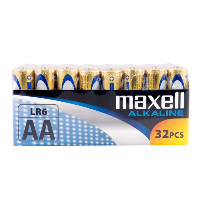 Maxell 20 pilas LR6 AA alcalinas 1,5v
