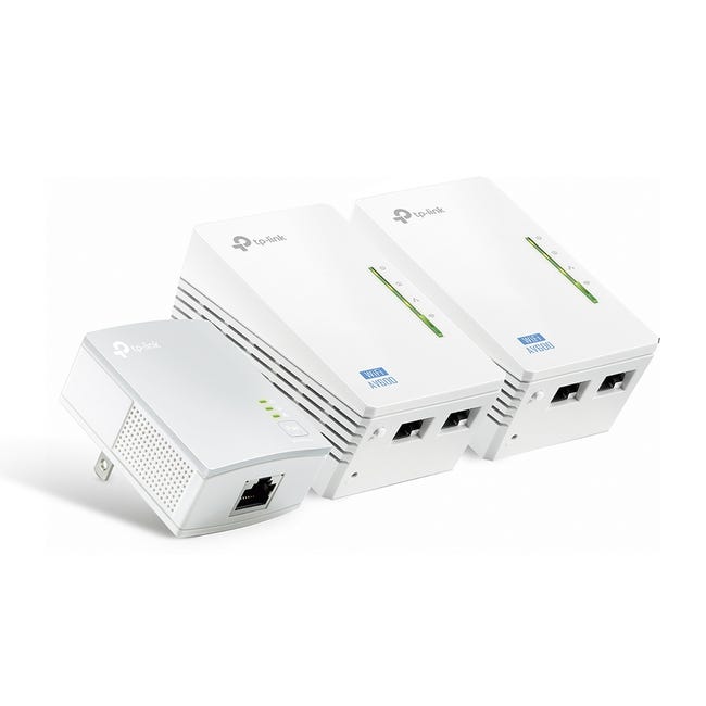 STRONG PLWF600TRIEUV2 Kit 3 pezzi powerline 600 Wifi per estendere la tua  rete domestica in tutta casa con connessione wifi e LAN : :  Elettronica