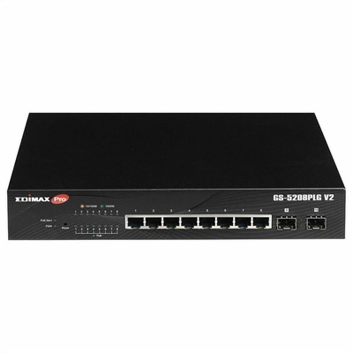 Switch Edimax GS5208PLG V2 Noir Gigabit Leroy Merlin
