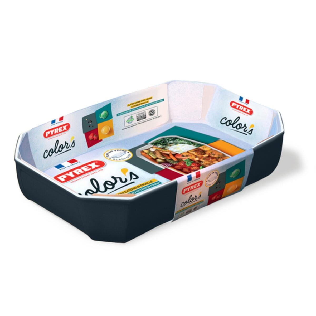 Fuente de Cocina Pyrex Gris (33 x 22 cm) | Leroy Merlin