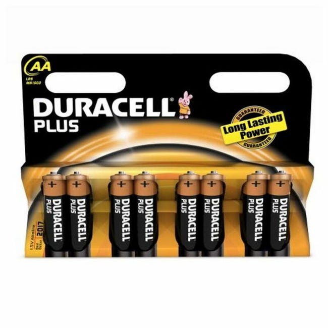 Duracell Plus LR06 Pack 8 Pilas Alcalinas AA 1.5V