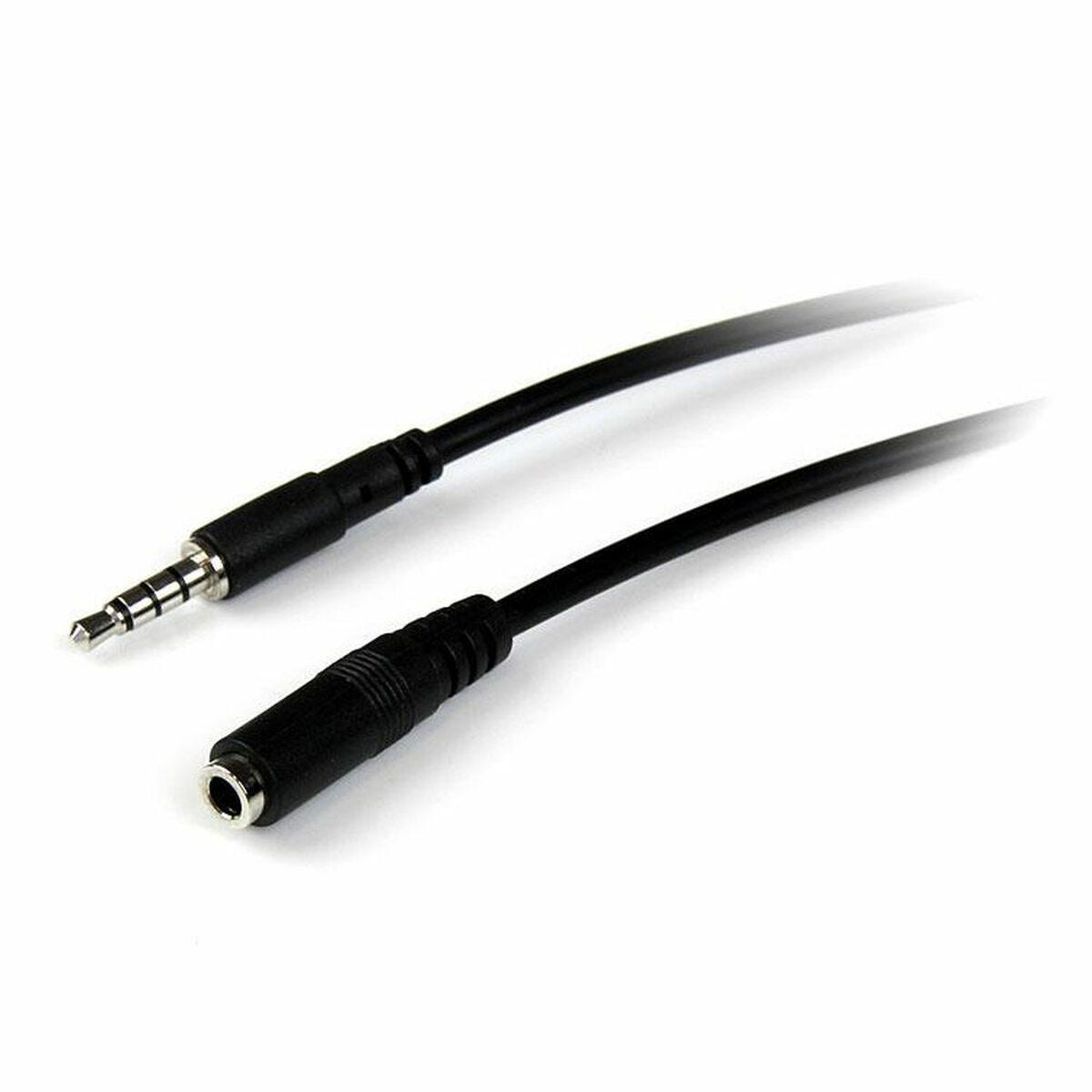 Cable Alargador Jack (3,5 mm) Startech MUHSMF2M (2 m) Negro