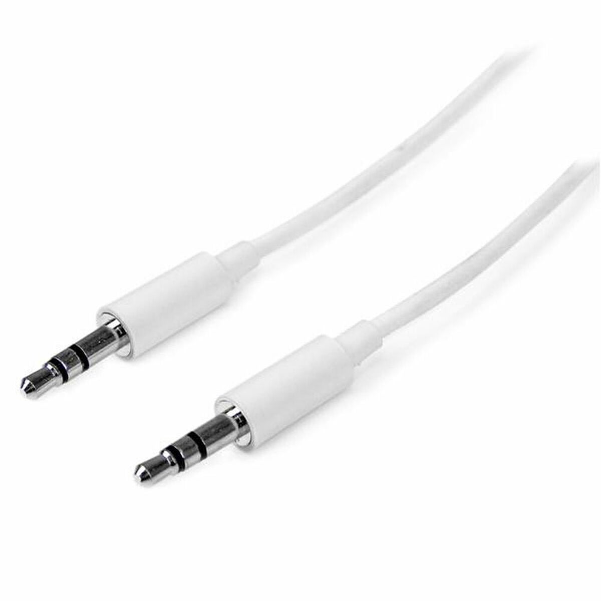 Câble Audio Jack (3,5 mm) Startech MU3MMMSWH 3 m Blanc Leroy Merlin