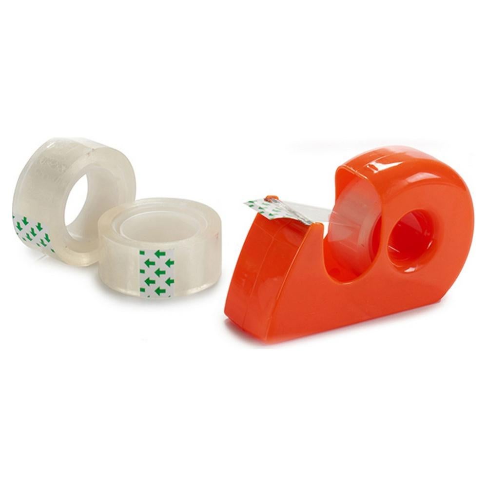 Set Di 2 Nuclei Di Ricambio Per Dispenser Di Nastro – Diametri 2,95 E 0,94 Pollici, Larghezza 0,94, In Plastica Nera, Per Nastri Adesivi Da Tavolo
