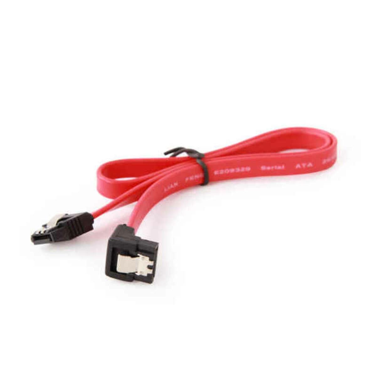 Cavo SATA III 6Gbps 0.5m - Con Connettori Angolati 90° E Clip Metalliche, Colore Rosso - Foto 3