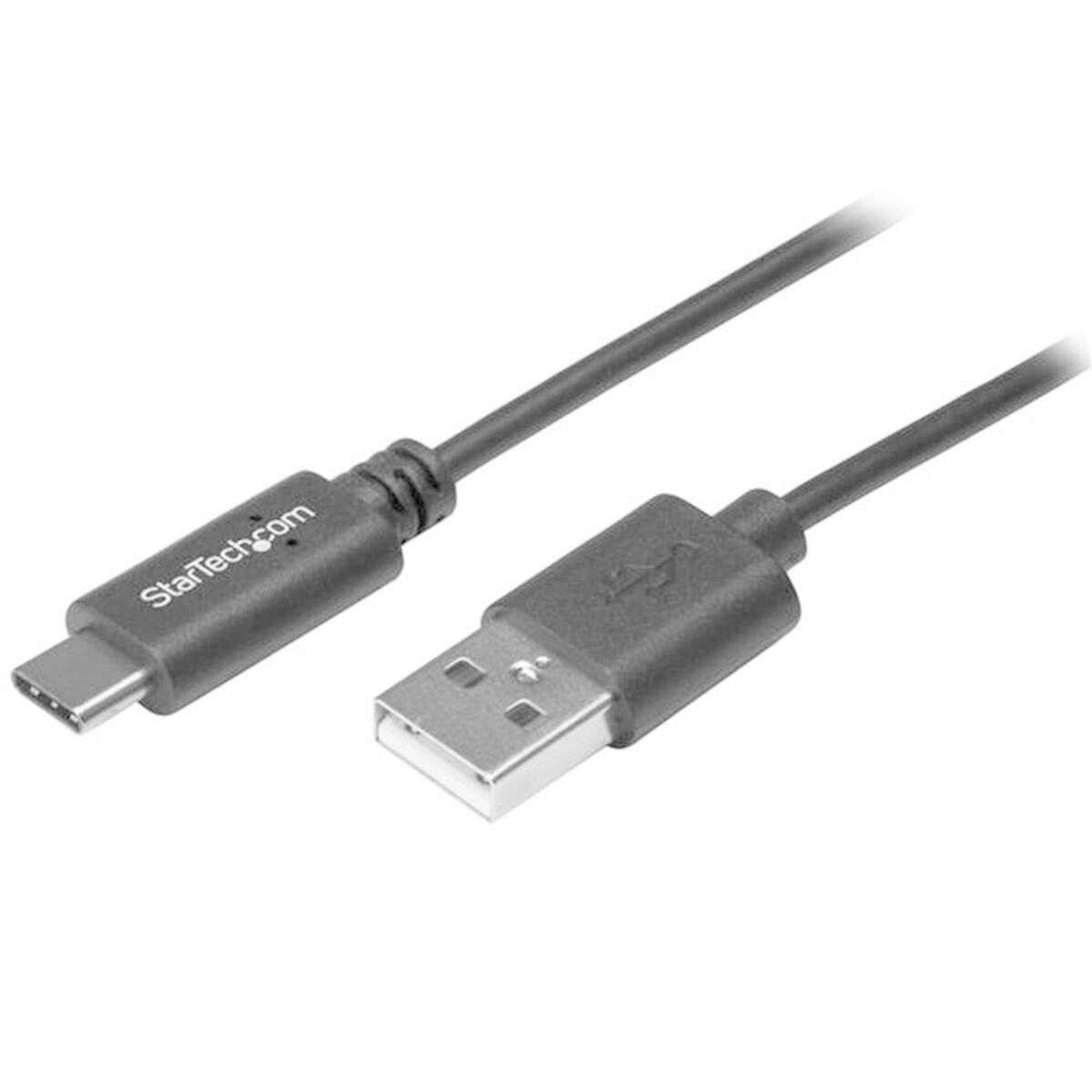 Câble USB A vers USB C Startech USB2AC2M USB C USB A Noir Leroy Merlin