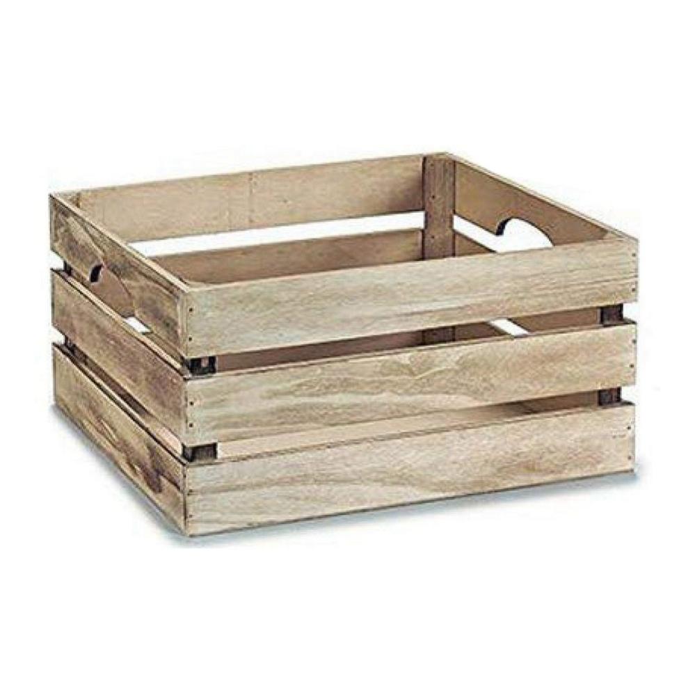 Contenitore - Scatola Portaoggetti in Legno con coperchio chiusura magnetica - Zeller - Casa e