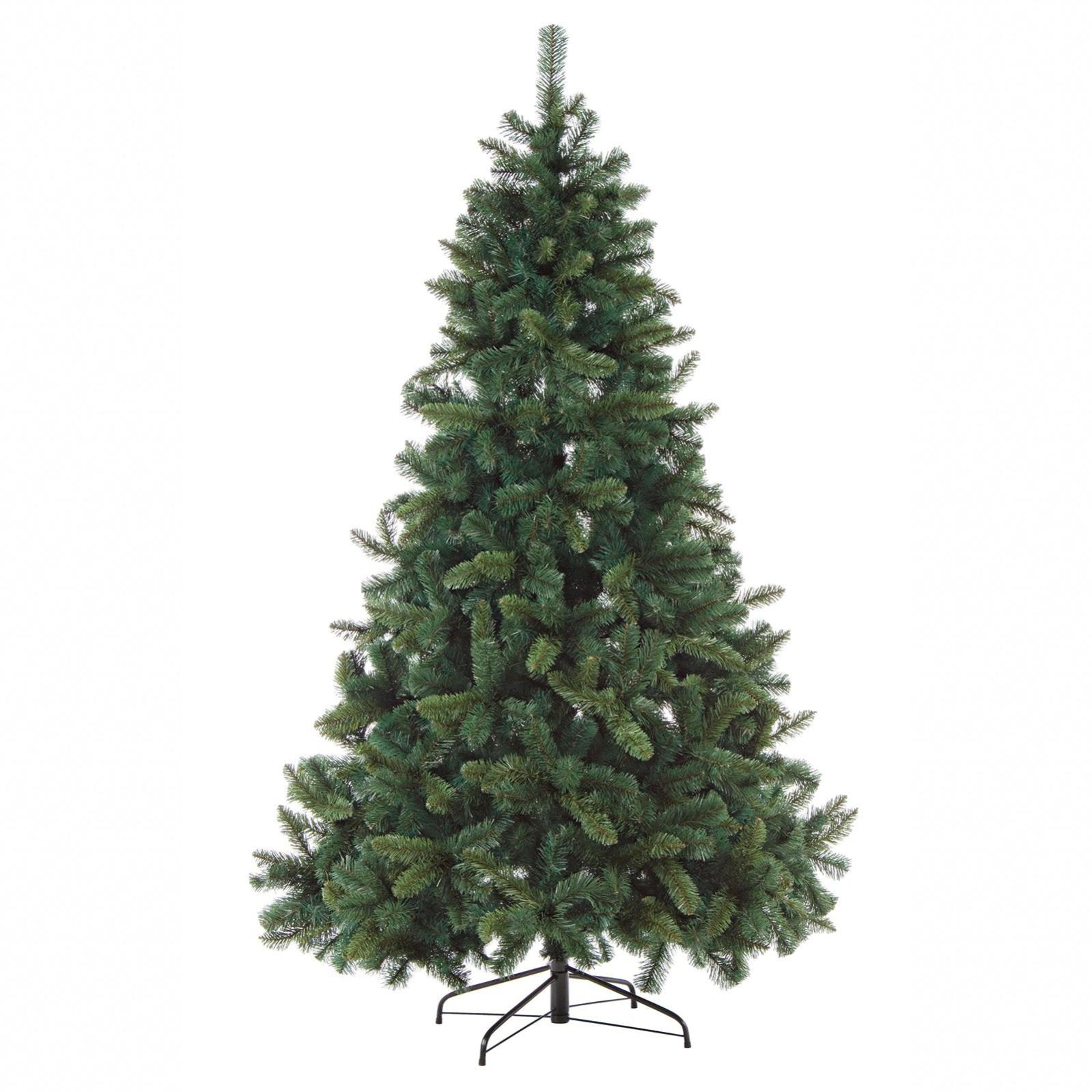 Albero Di Natale Lodge Pino Sottile 210cm, Realistico In PVC E PE, 866 Punte, Per Interni/esterni - 4