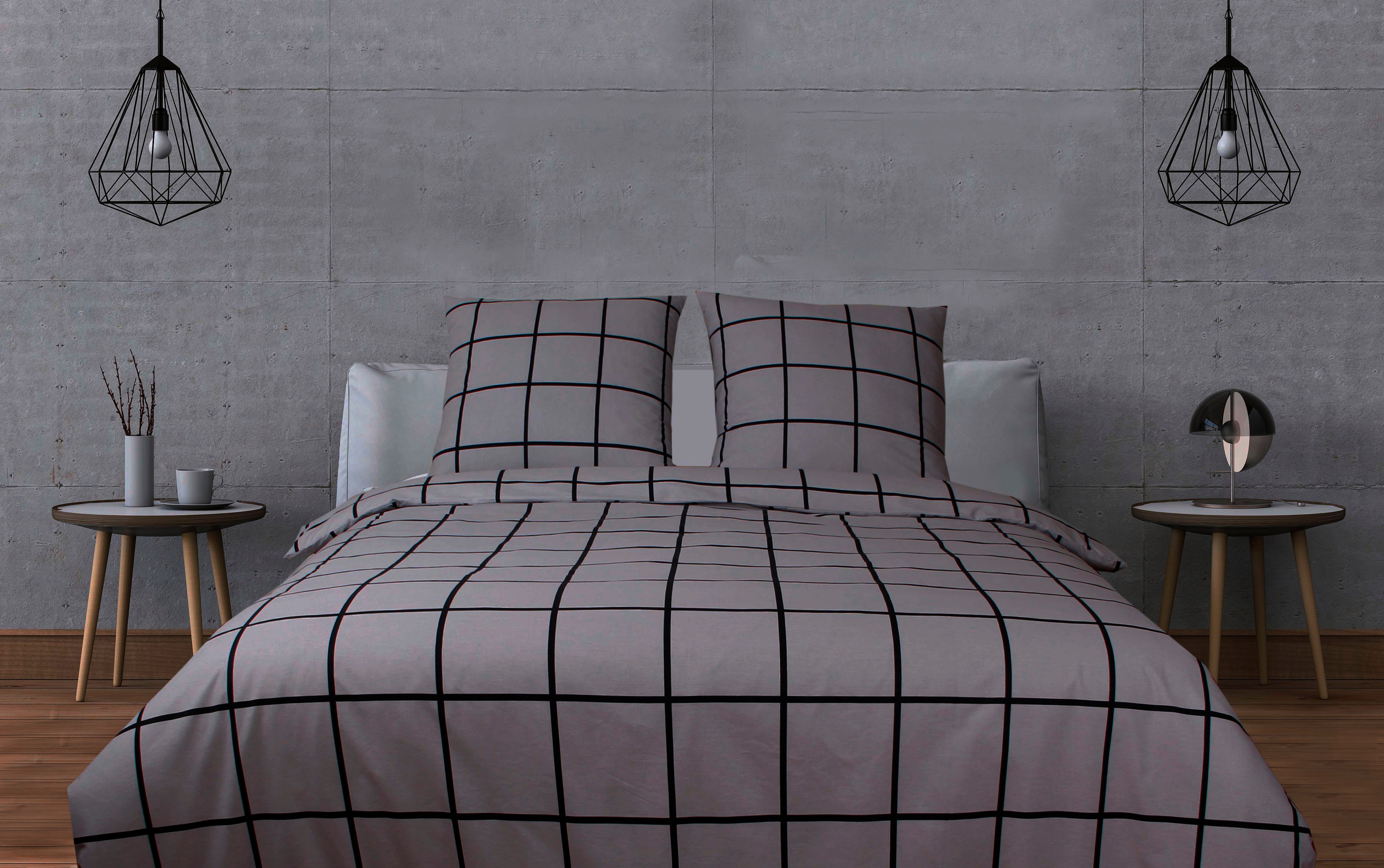 Blanc Avenue Set letto matrimoniale 200x200 cm+2 federe 65x65 cm 100 ...