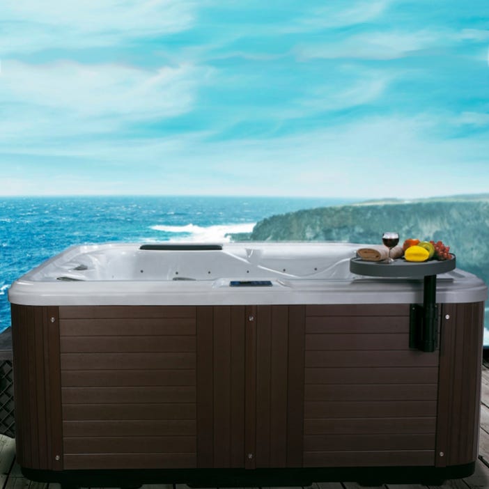 VASCA IDROMASSAGGIO LED 2 POSTI - SPA 28 GETTI LUXURY - OZONO - IN VASCA IDROMASSAGGIO LED 2 POSTI - SPA 28 GETTI LUXURY - OZONO - IN