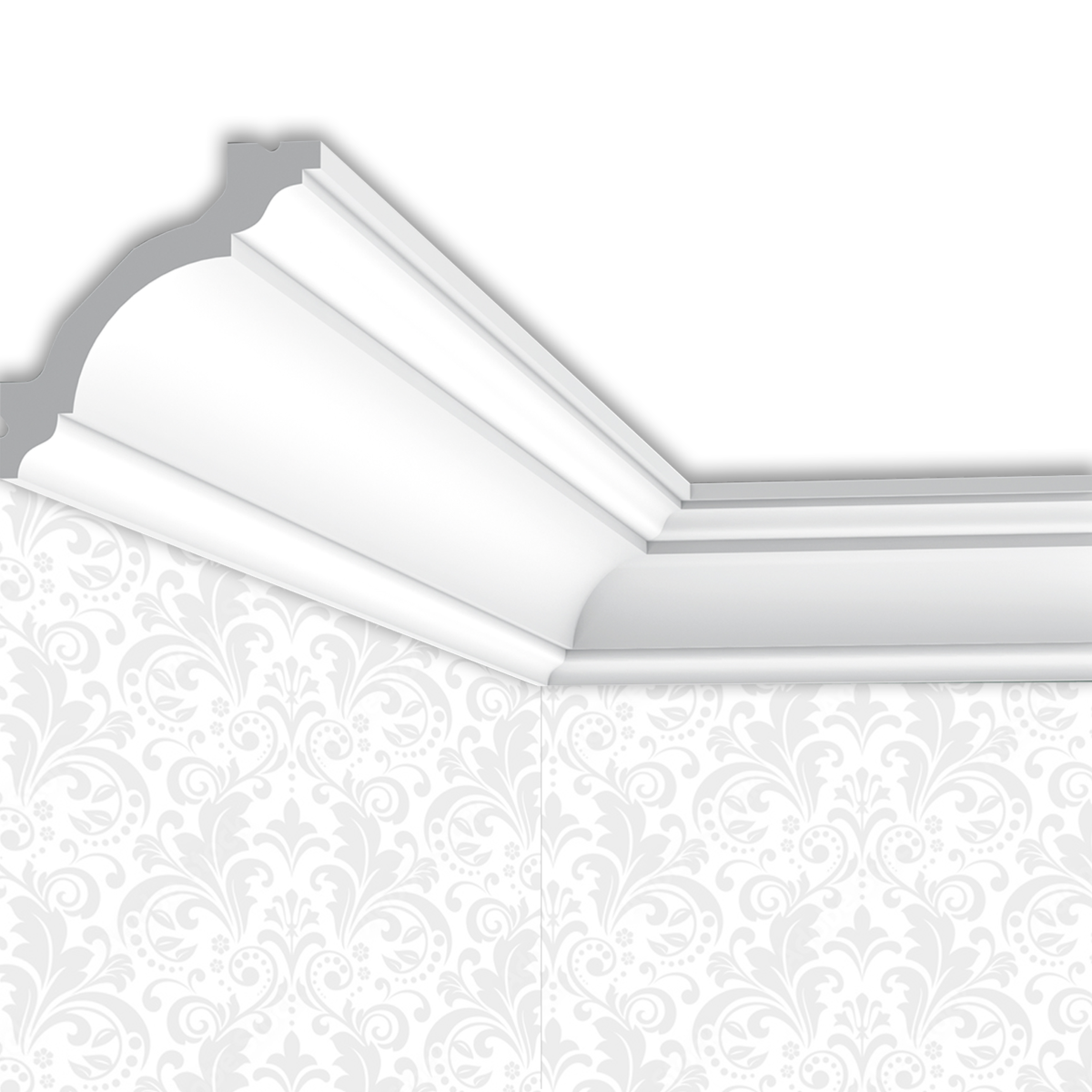 Corniche plafond Cimaises et plus C01 8x8x200cm (h x p x L) moulure