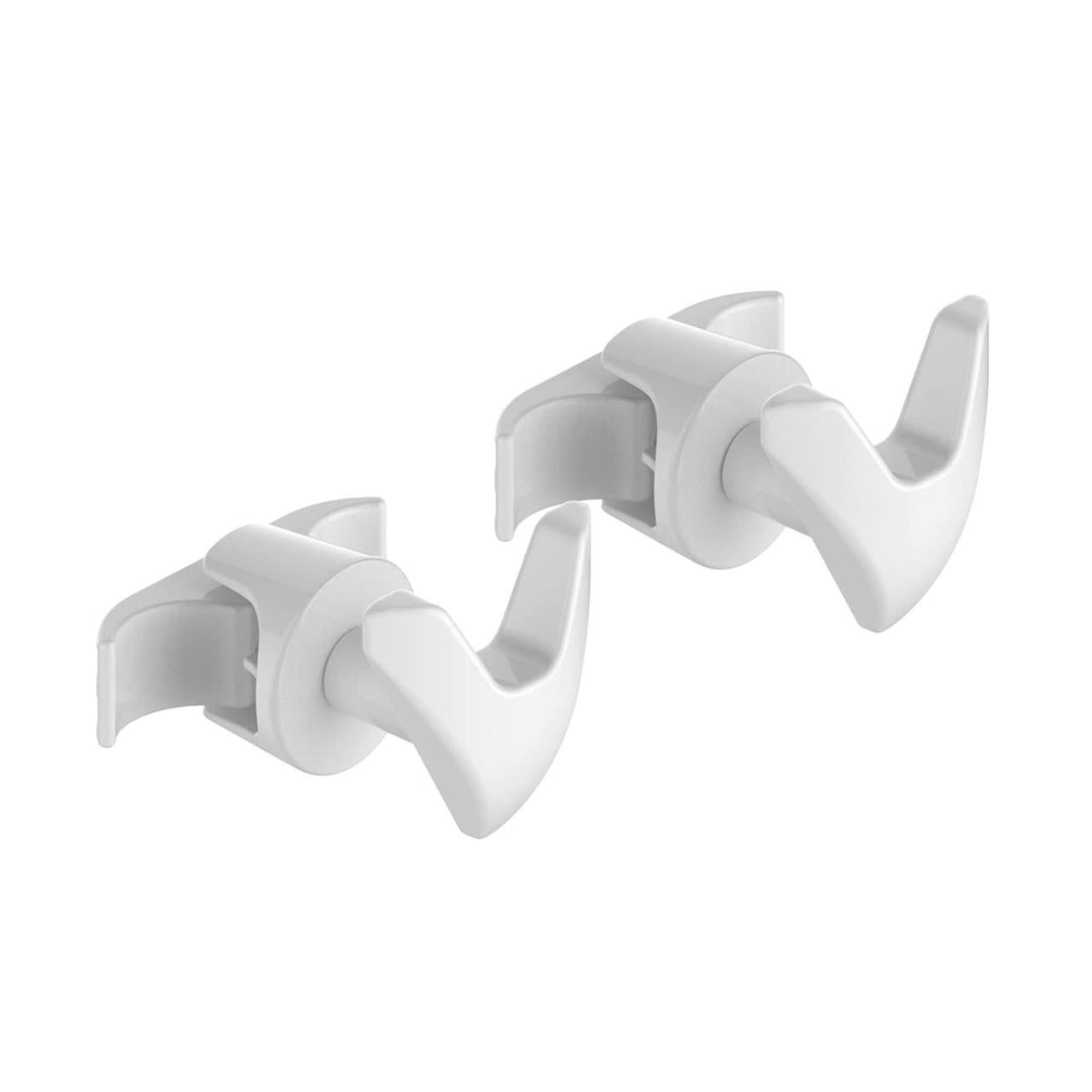 36 Ganci Trasparenti Per Tenda Doccia O Tenda Finestra – Anelli In Plastica Con Rotelle – Diametro 3.8x5.5 Cm - 4
