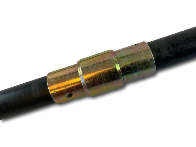 Canne de ramonage pro noire PPN pleine contre vissante | Ø 20 mm | Rallonge kit de ramonage Kibros hyper pro | Lg 1,4 m | Cheminées canalisations | Em