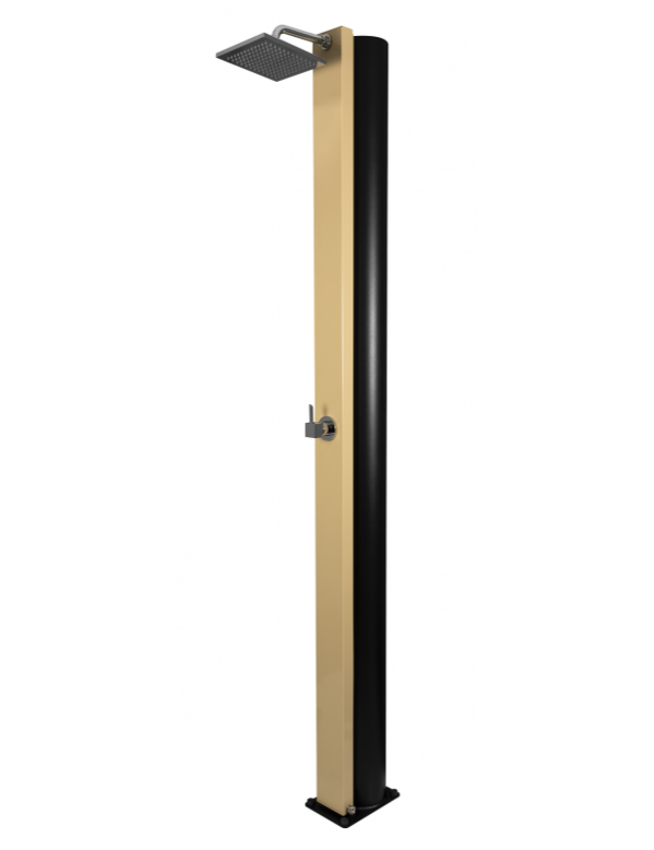 Douche de piscine solaire SQUARE, douche extérieure 40LBeigeBeige18