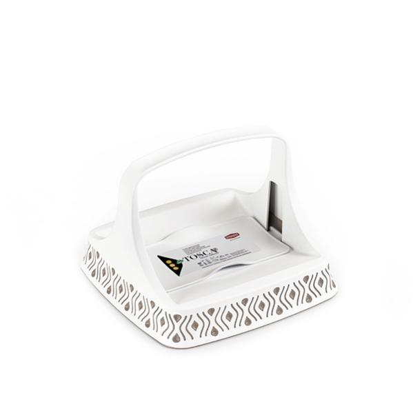 Portabicchieri Stefanplast TOSCA - Bianco/Tortora, Per Auto E Casa