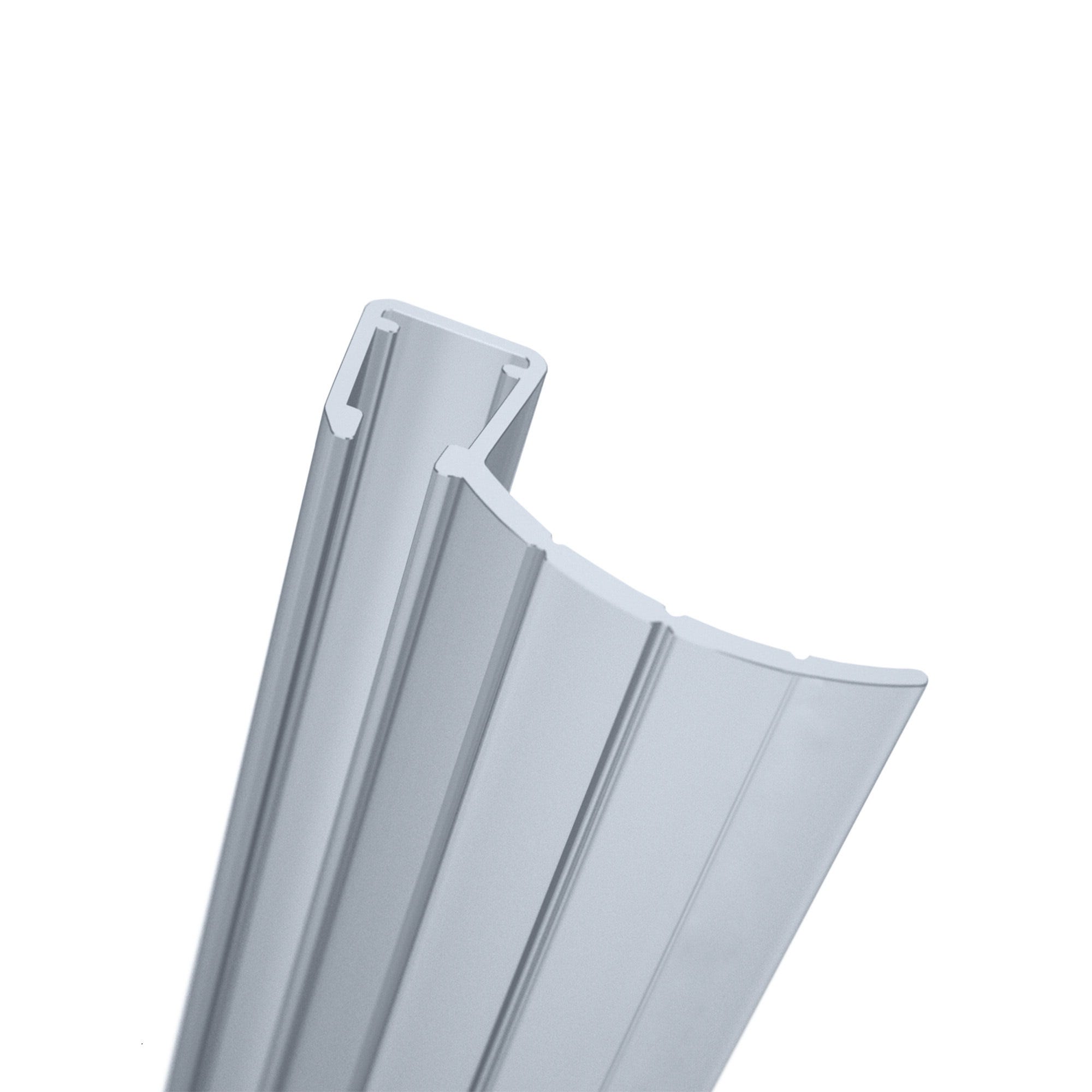 Joint de porte de douche en forme de F - 200 cm - Pour porte de douche de  10 mm d'épaisseur : : Bricolage