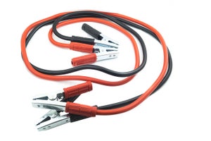 Pinze per cavi avviamento batteria 40 Ampere blister 2 pezzi Nero+ Rosso  cod. 430320N Effe