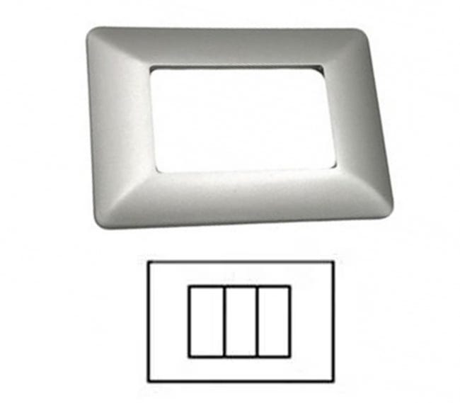 Gira - E2 Alluminio Placca Per Interruttori E Coperchio Per Presa Gira - E2 Alluminio Placca Per Interruttori E Coperchio Per Presa