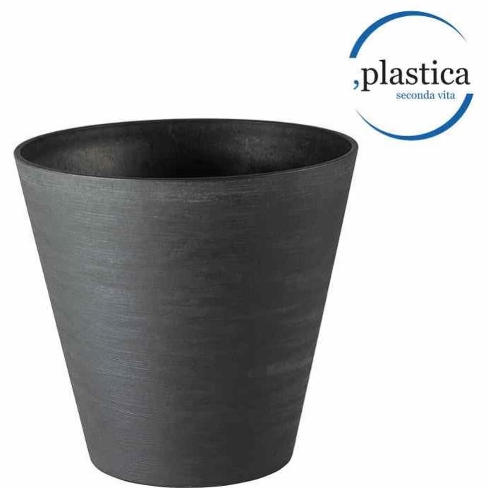 Vaso Gaia Ø30 Cm Grafite Con Riserva D'Acqua - Stefanplast Per Piante Da Interno - Foto 9