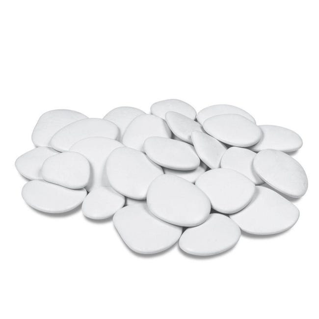 Sassi decorativi in plastica riciclata