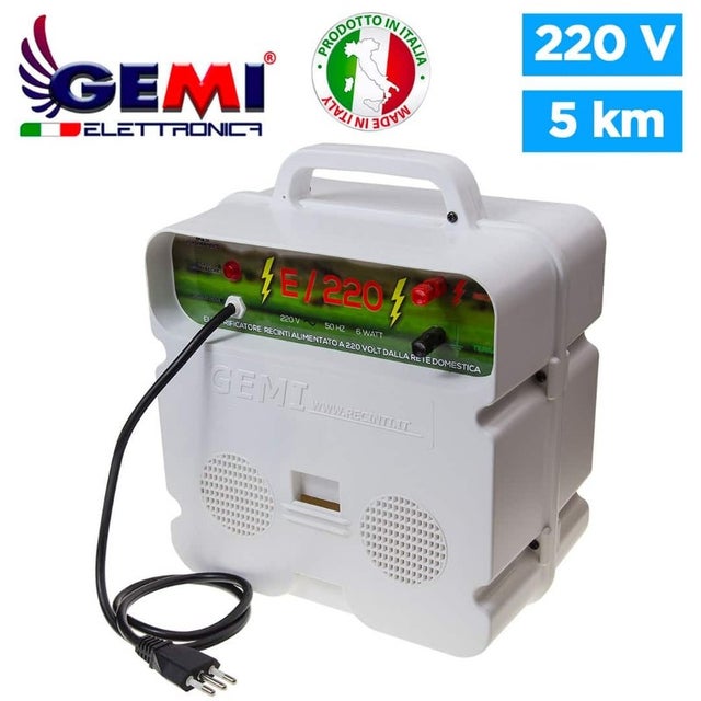 Elettrificatore E/220 Per Recinti Elettrici Recinzioni Elettrificate Recinzione Da Pascolo 220 V Per Animali Cinghiali Cavallo Mucca Maiali