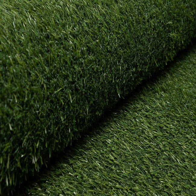 TAPISO Moquette Imitation Gazon Synthétique Natural Garden Vert