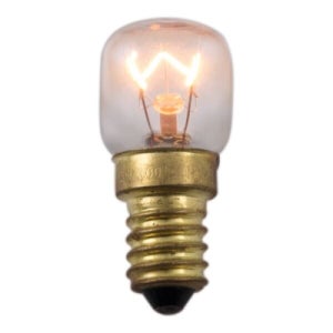 Ampoule à incandescence, ST26, 15W/100lm, culot E14, 3000K. Spécial fours