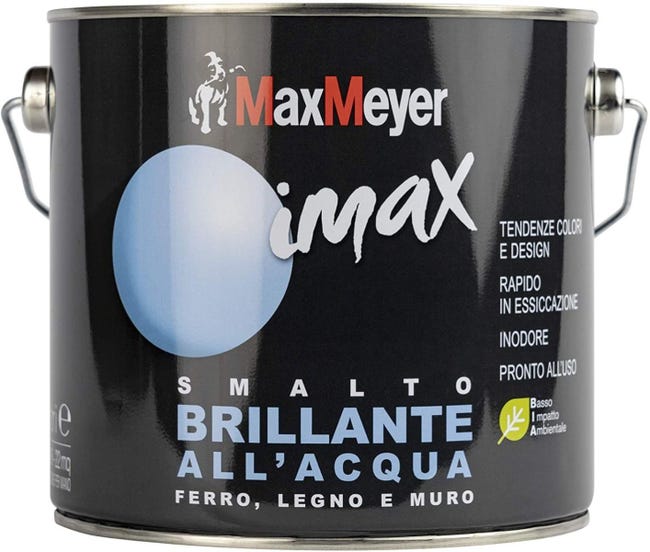 MAX MEYER - IMAX SMALTO ALL' ACQUA BRILLANTE 2LT BIANCO PANNA | Leroy ...
