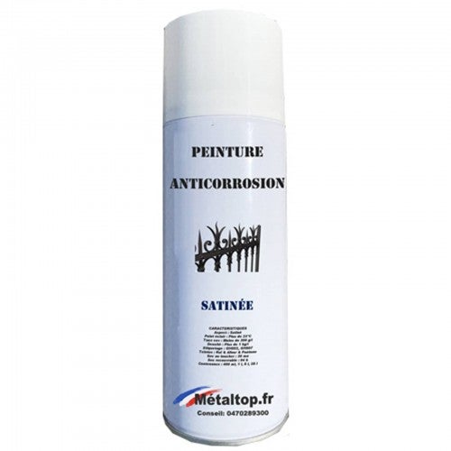 Peinture Anticorrosion - Metaltop - Bleu Océan - RAL 5020 - Bombe 400mL ...