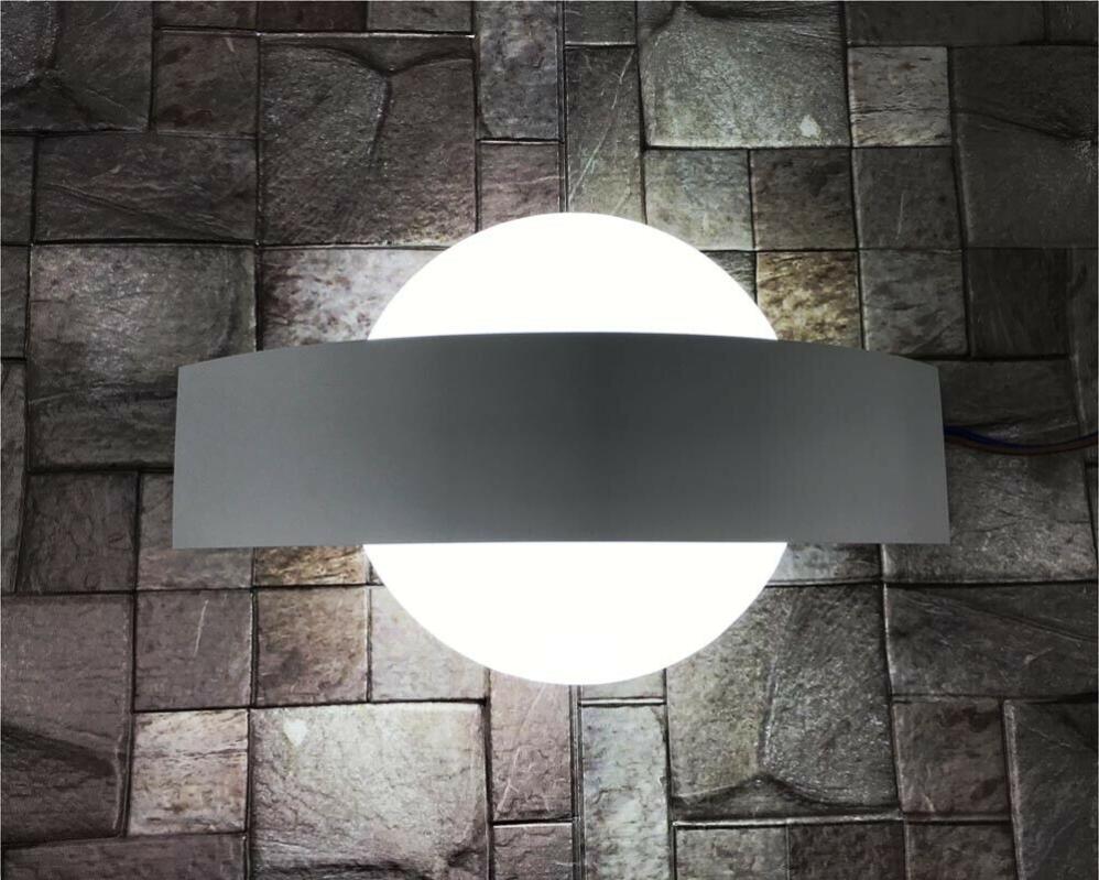 Applique LED Lampada Da Parete Doppia Luce Esterno 10W Bianco Moderno