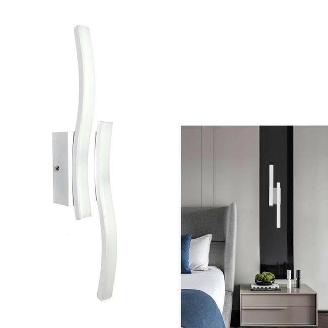 Lampada Da Parete LED Orientabile 350° - 5W 6000K Bianco | Applique Moderna Per Camera, Soggiorno, Scale - Foto 6