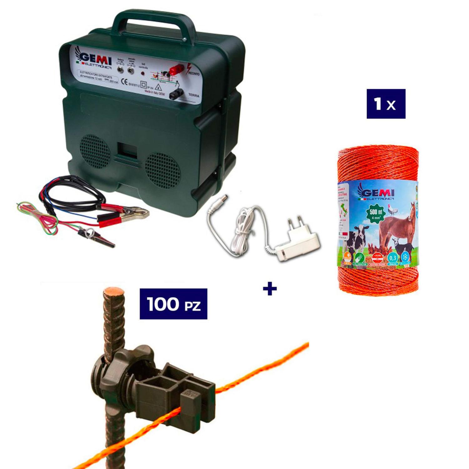 Wiesenfield Schrikdraadapparaat - 1 J - 10 km - Accu 12 V WIE-EF-140