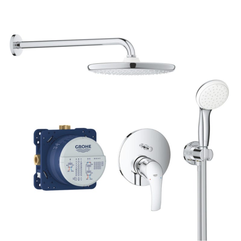 Grohe Rainshower Supporto a muro per doccetta, Cool Sunrise (27074GL0 Grohe Rainshower Supporto a muro per doccetta, Cool Sunrise (27074GL0
