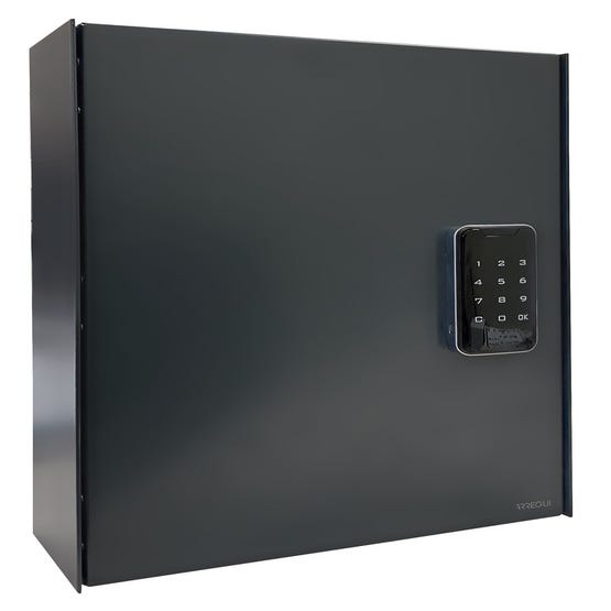 Caja fuerte caja de seguridad, caja de seguridad electrónica con placa de  acero con contraseña, caja de seguridad con cerradura de acero, cajas de