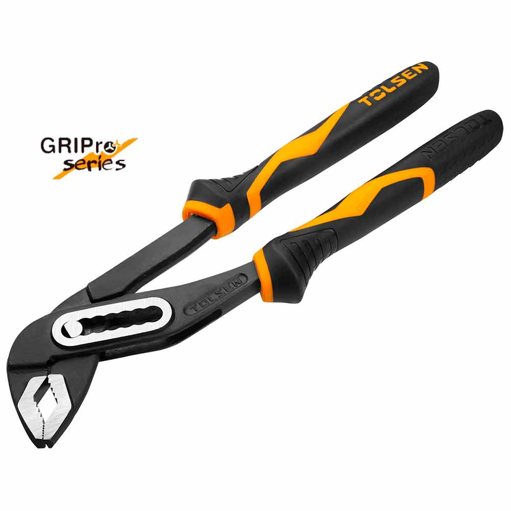 Pinza regolabile poligrip con impugnatura GRIPro mm.250 chiave a pappagallo  TOLSEN 10029 