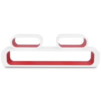 Étagères murales sous forme de cube 6 pcs Rouge et blanc vidaXL | Leroy ...