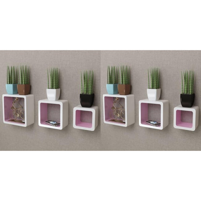 SET 3 CUBI MENSOLE PER CAMERETTA LEGNO BIANCO Con Venature 3CBI SET 3 CUBI MENSOLE PER CAMERETTA LEGNO BIANCO Con Venature 3CBI