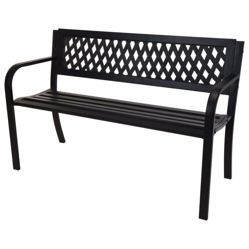 Panca Da Giardino In Ferro Battuto Pieghevole – Stile Retrò Bronzo – 133 X 49 X 90 Cm – Portata 200 Kg – Antiruggine