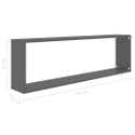 VidaXL Mensole Parete a Cubo 6 pz Nero Lucido 100x15x30 cm Truciolato | Leroy Merlin VidaXL Mensole Parete a Cubo 6 pz Nero Lucido 100x15x30 cm Truciolato | Leroy Merlin