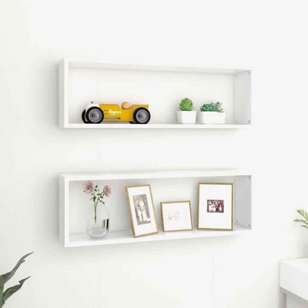 5five - 3 Mensole A Parete Fixy Cubo Bianco: Ordine E Stile Per Le Tue Pareti