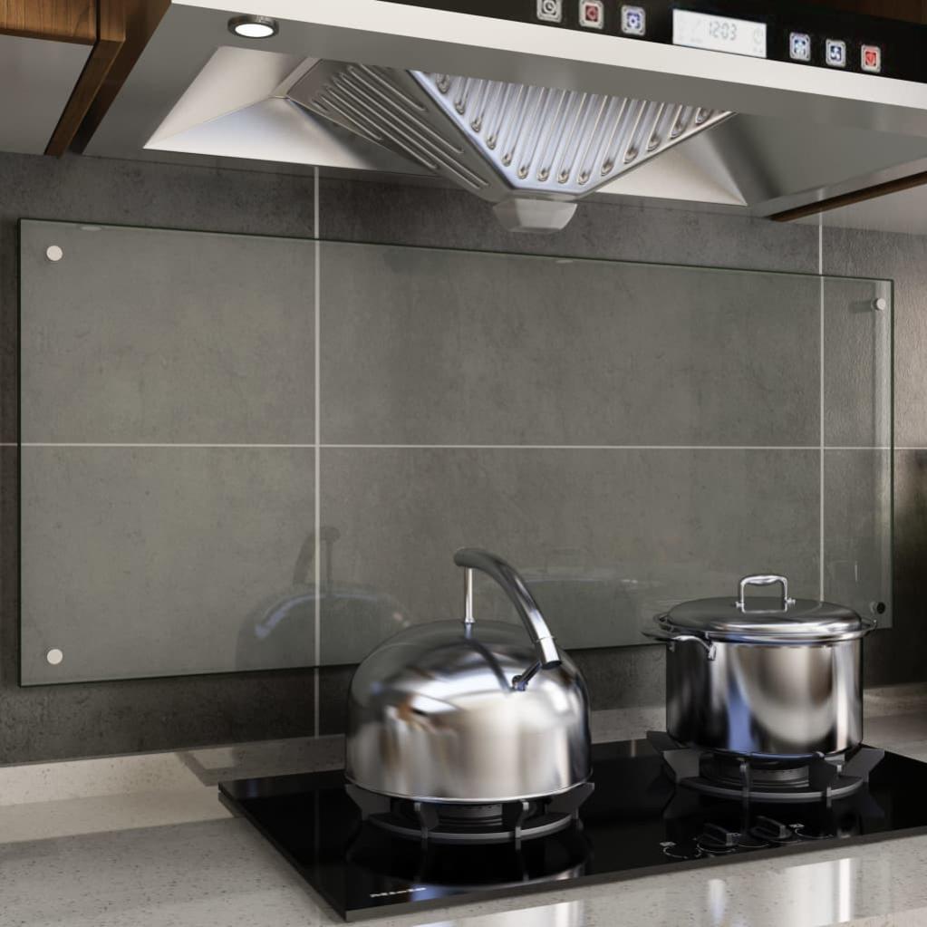 murando   Pannello Paraschizzi Cucina in Vetro Temperato Scritta Home Legno 60x60 cm   Protettivo Paraspruzzi Parete Cucina e Decorativo   Protezione Schienale   Facile da Pulire   m B 0056 aq a