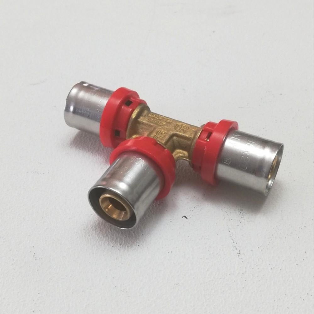 Agora-Tec Raccordo A T Per Tubo PE | 25 Mm X 25 Mm X 25 Mm | Nero | Irrigazione
