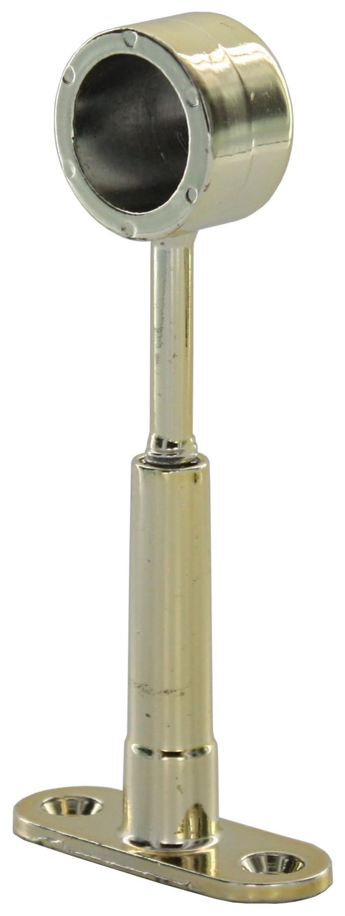 5PZ Reggitubo A Ghiera Fisso Cromato 18mm - Supporto Per Tubi Per Armadi - Foto 3