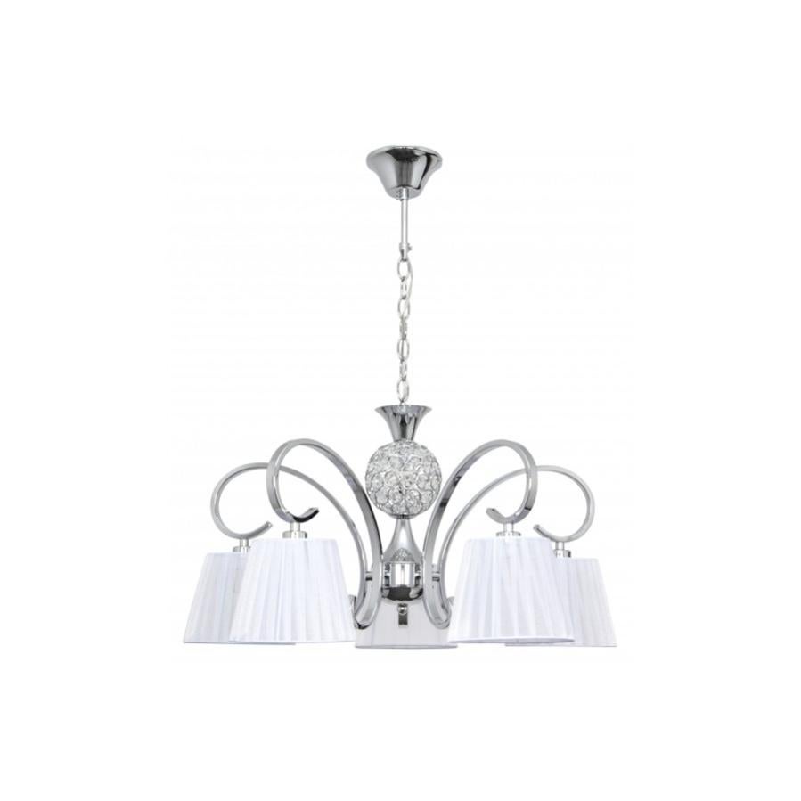 Lampara panama 5xe14 cromo Regx60d Leroy Merlin