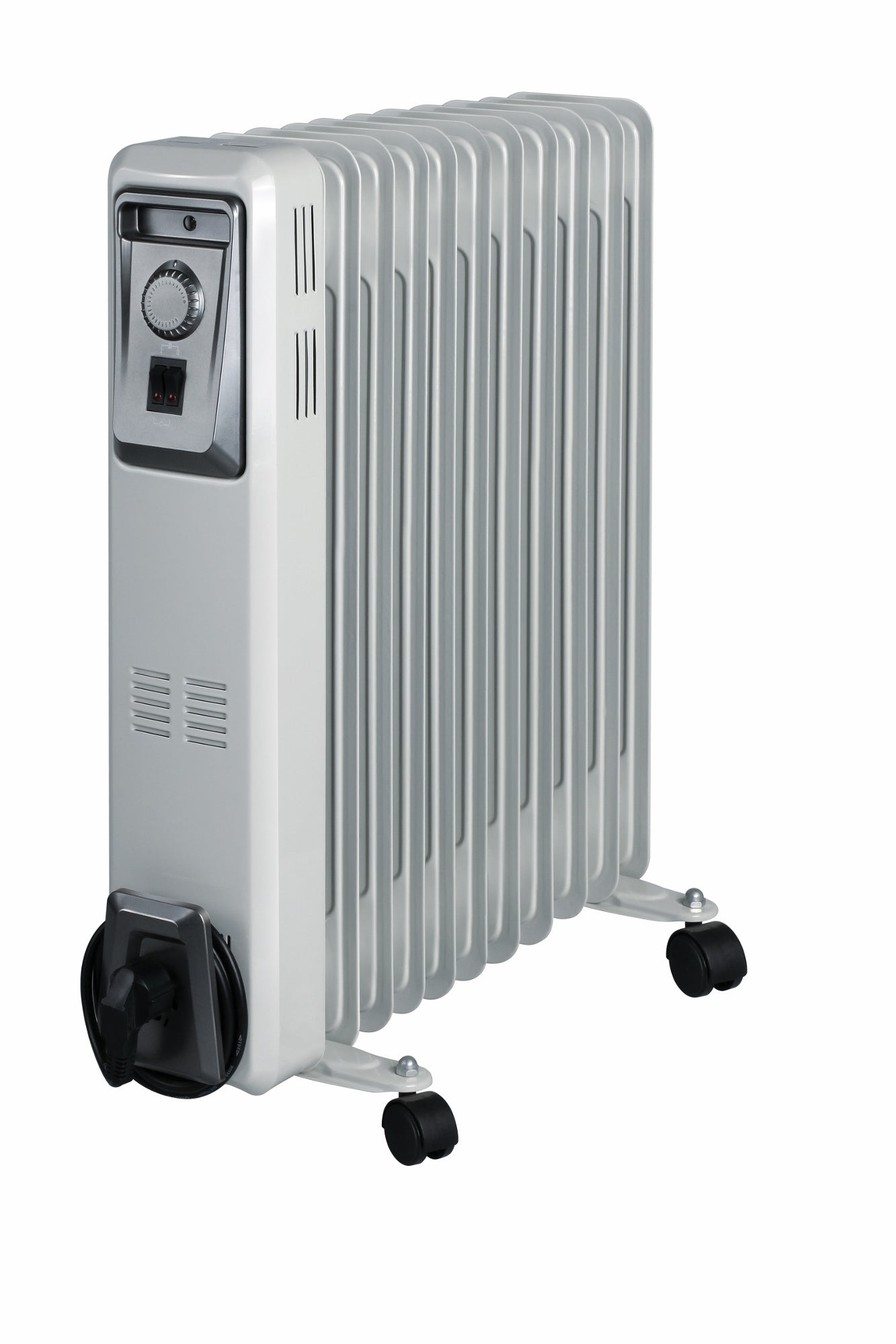 Radiateur à Bain d'huile 2000W,9 éléments Chauffants. 3 Modes  d'Alimentation,Chauffage d'appoint Economique avec Thermostat,Radiateur  Electrique Inertie Portable et Silencieux (Noir, 1 Pièce) : :  Cuisine et Maison