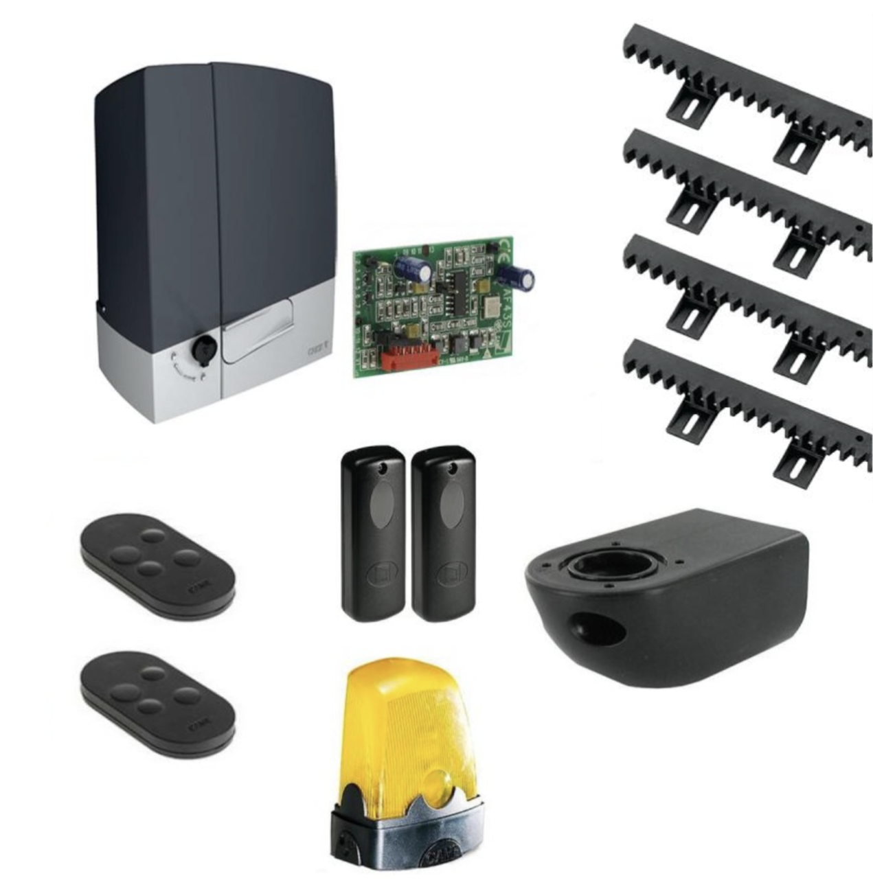 CAME Kit Automatisme de portail coulissant BXL400 + 4m cremaillere + 1