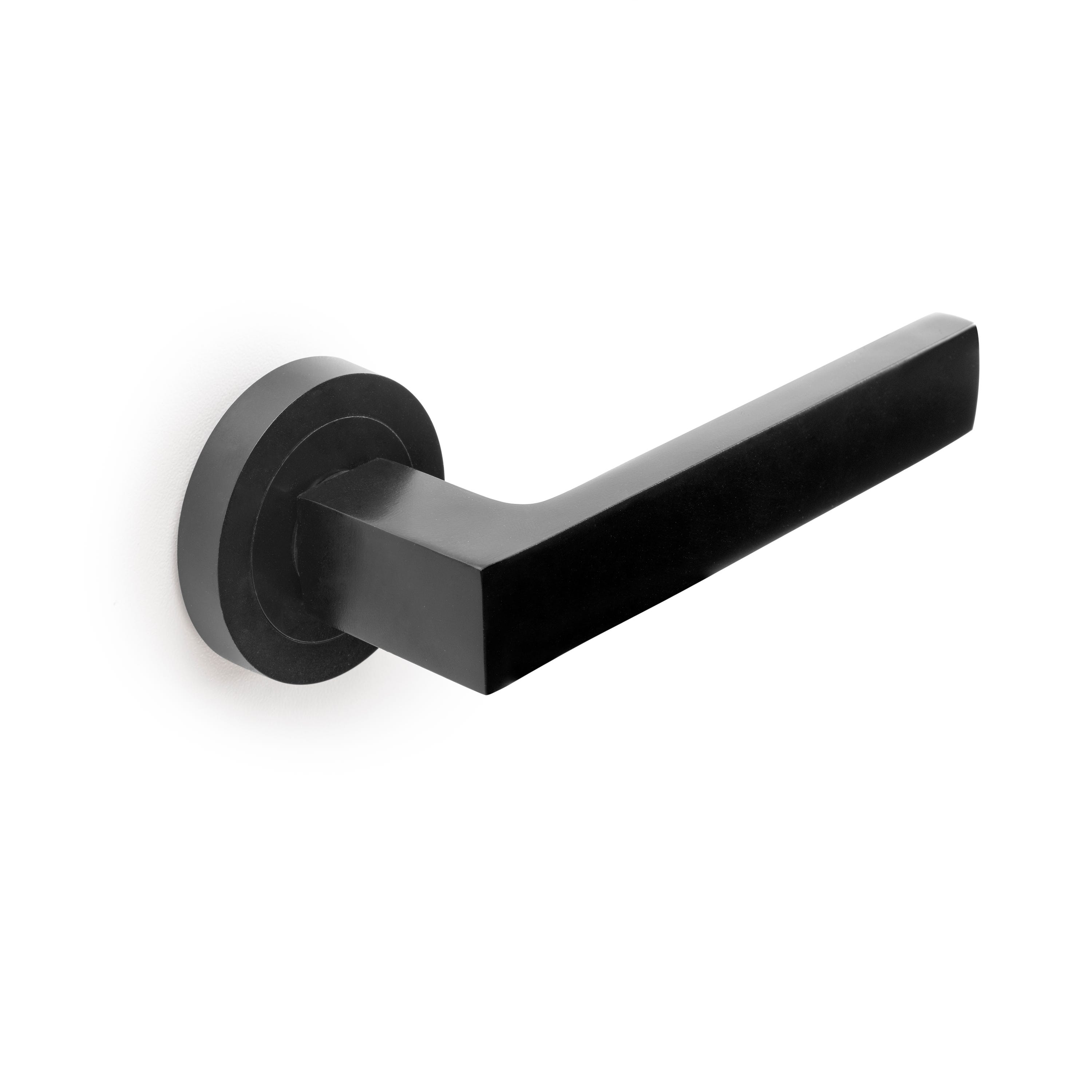 Manilla puerta aluminio lacado negro