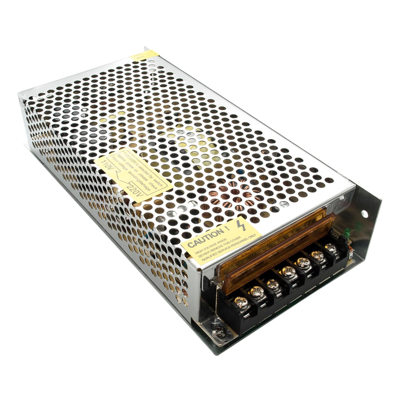 Alimentatore trasformatore da 220V AC a 12V DC stabilizzato 120W 10A ...