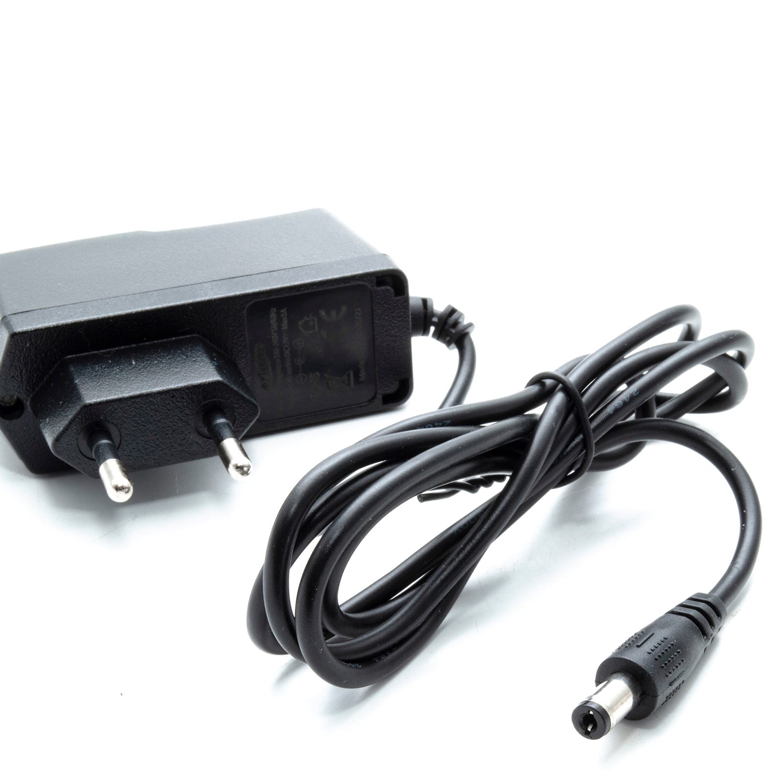 Transformateur d'alimentation 230V à 12V 1A pour caméras DVR Lumières LED  IP44 COULEUR NOIRE