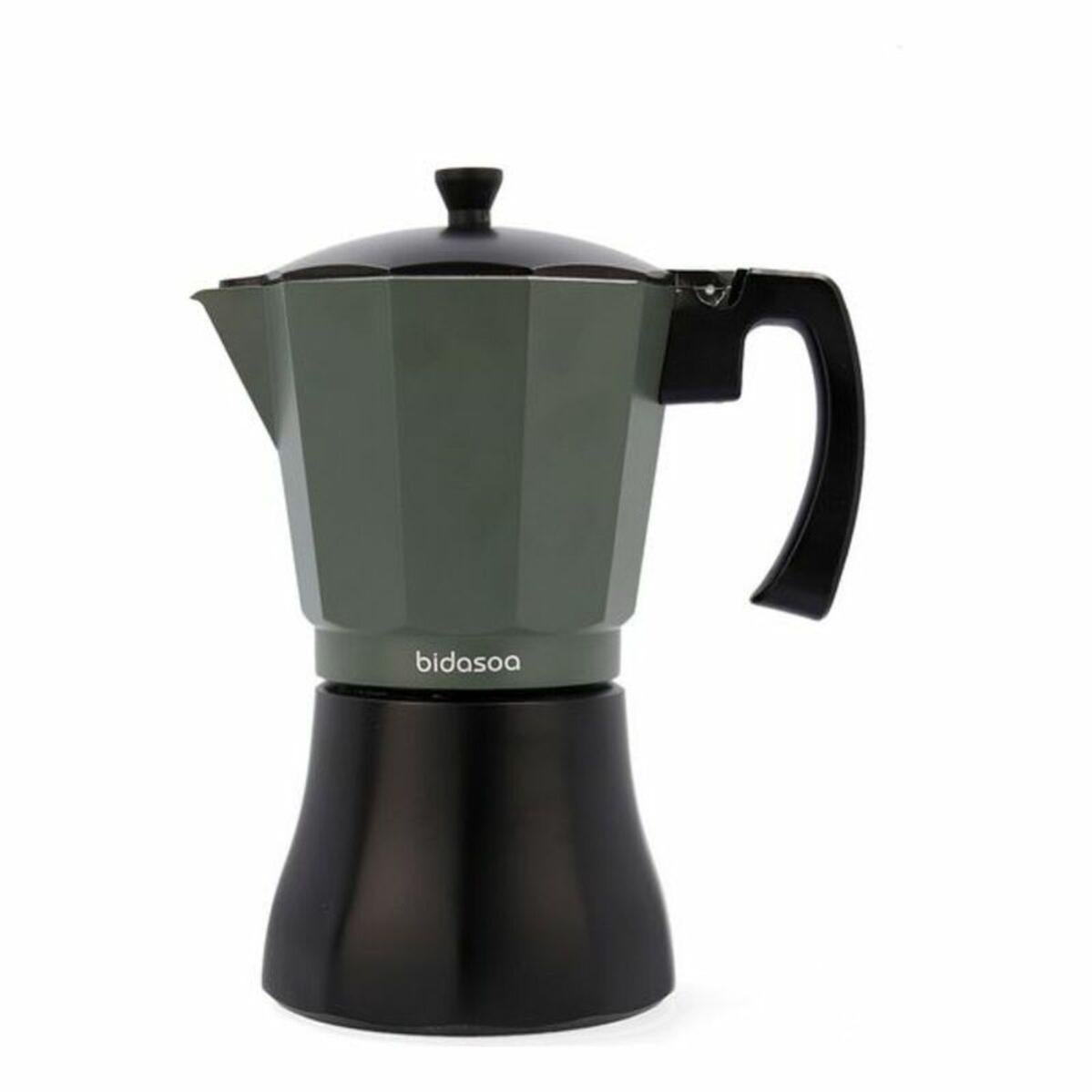 Cafetera Bidasoa Blanco Negro Aluminio (12 Tazas)